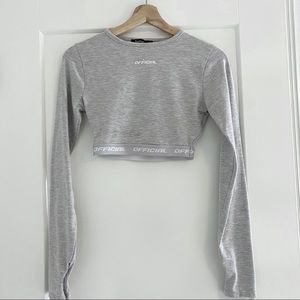 Boohoo official crop top